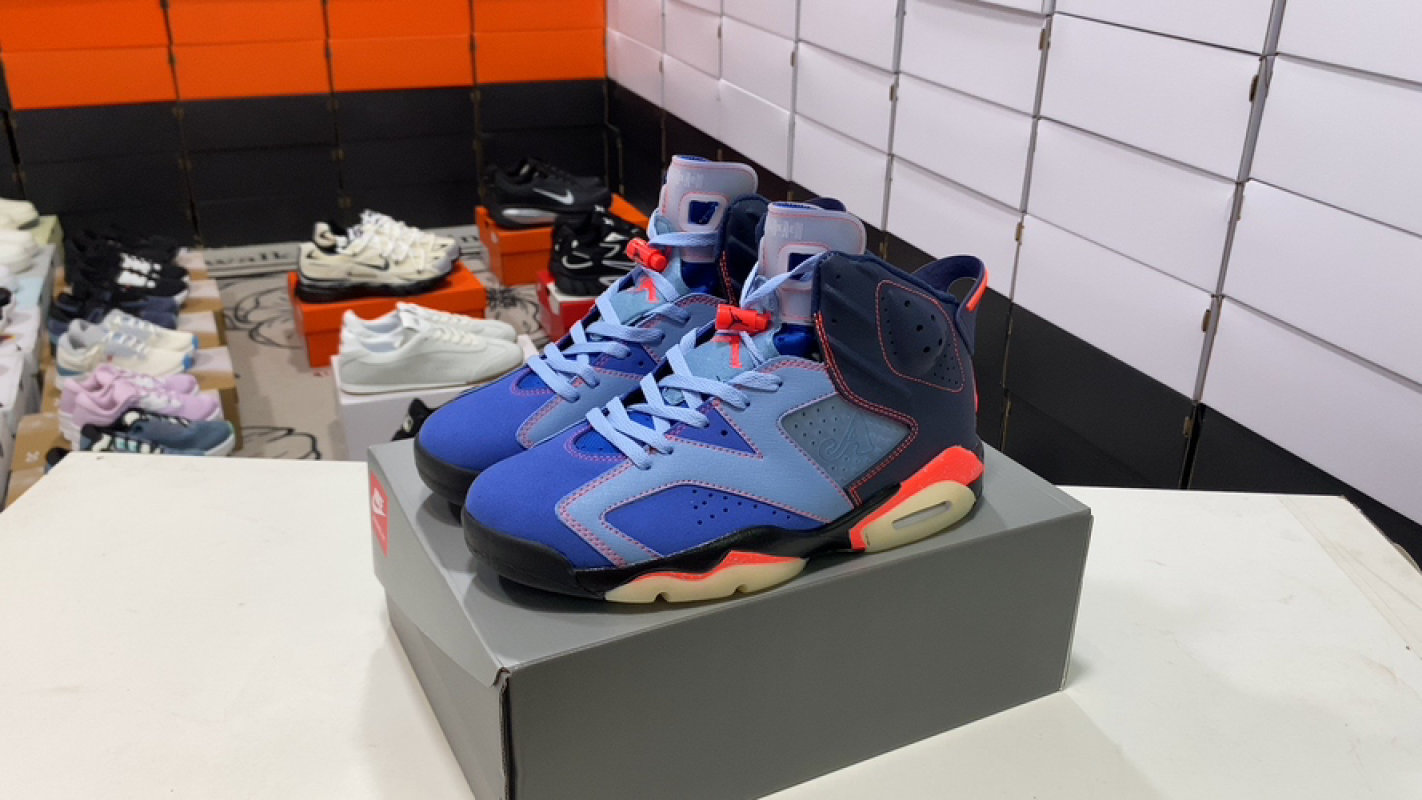 Jordan Air 6 High Awake Midnight Navy UA Replica