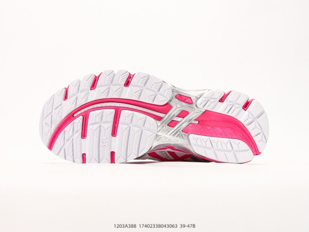 ASICS GEL-Kayano 20 White Pink Grey Running Shoe view