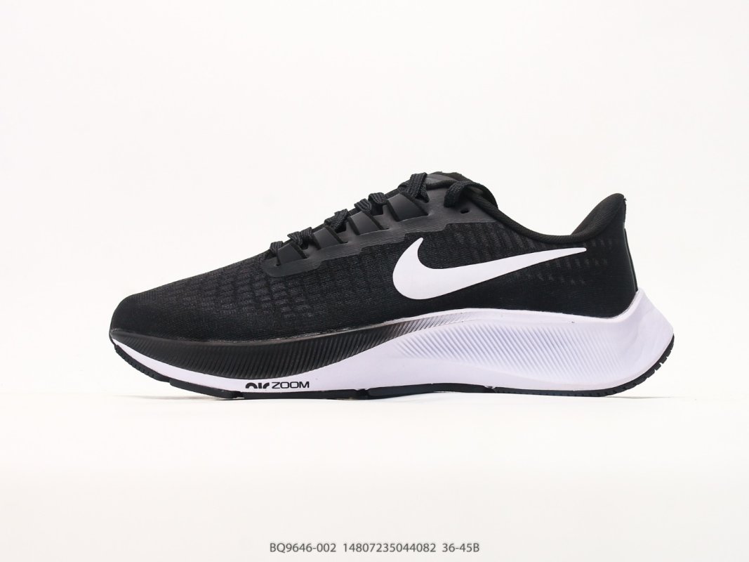 Nike Air Zoom Pegasus 37 Black White Running Shoe