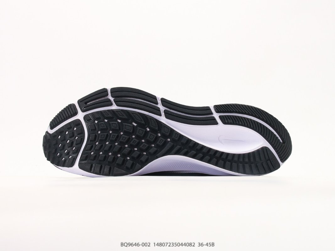 Nike Air Zoom Pegasus 37 Black White Running Shoe view