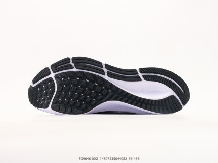 Nike Air Zoom Pegasus 37 Black White Running Shoe view 4