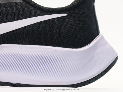 Nike Air Zoom Pegasus 37 Black White Running Shoe view 7