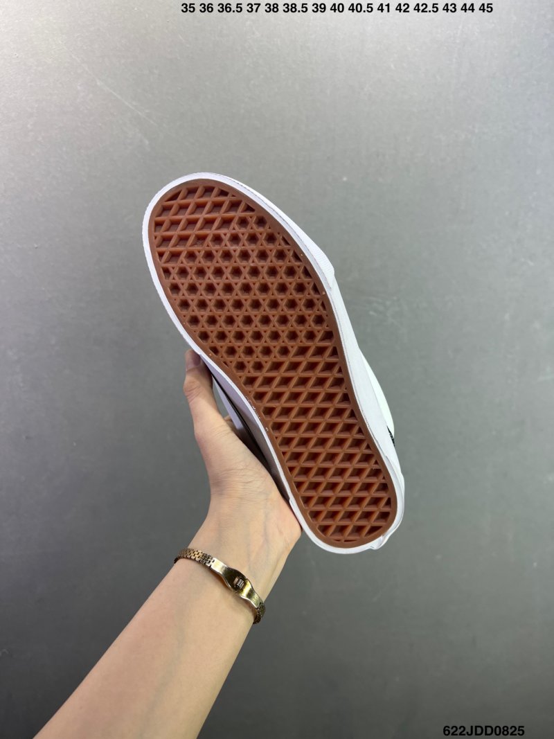 Vans Knu Skool Black White Plaid Bread Shoe view