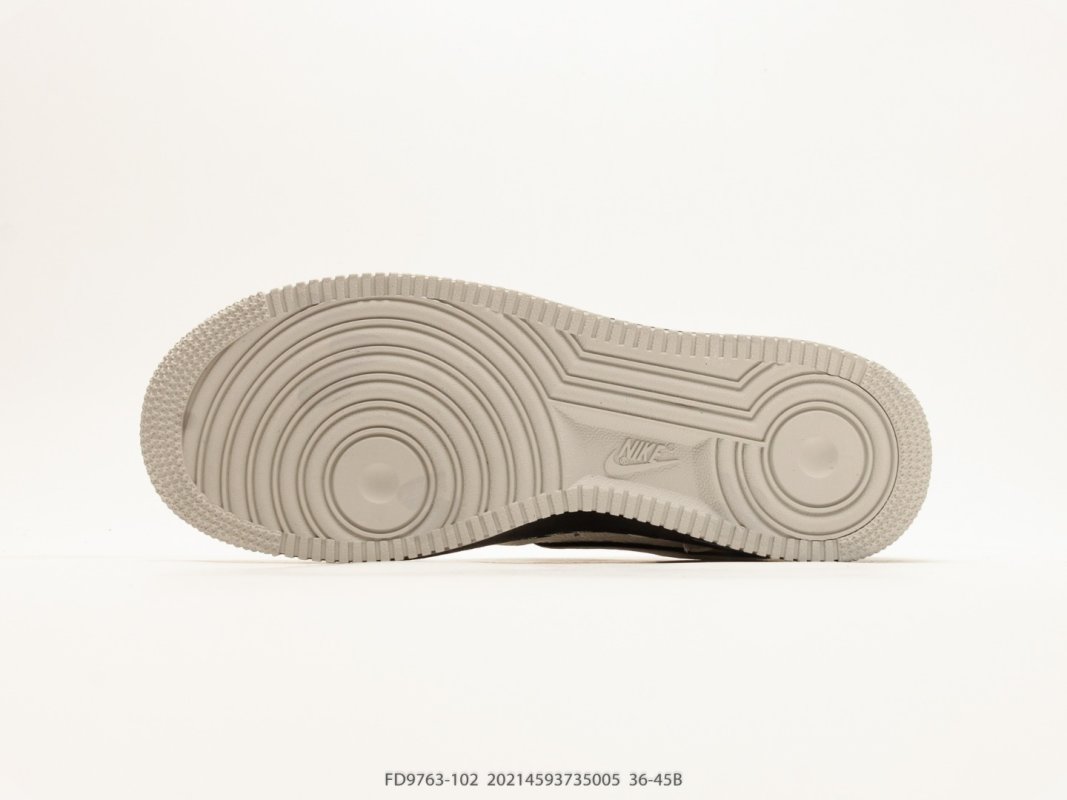 Nike Air Force 1 Low Stüssy Collaboration Cream Black view