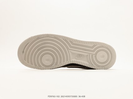 Nike Air Force 1 Low Stüssy Collaboration Cream Black view 4