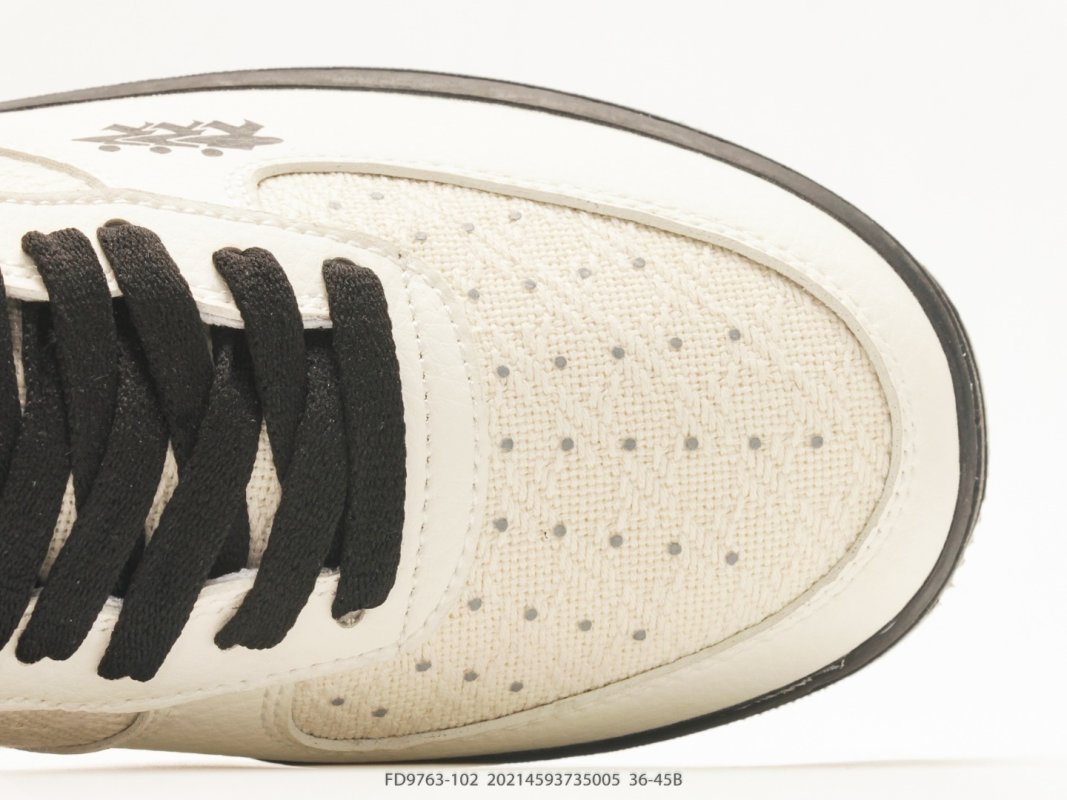 Nike Air Force 1 Low Stüssy Collaboration Cream Black view