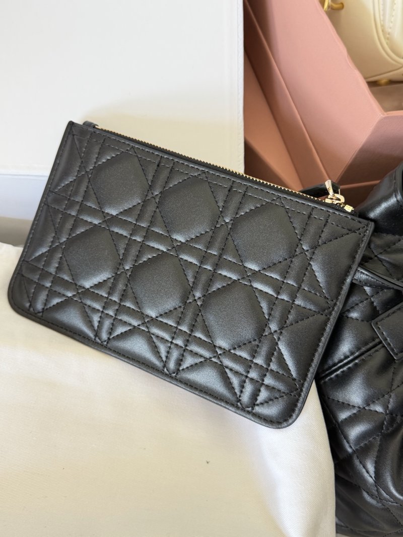 Dior Toujours Quilted Tote Bag Black view