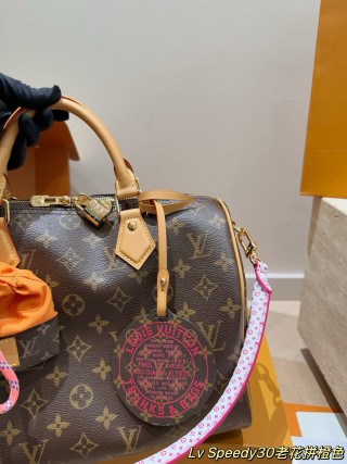 Louis Vuitton Speedy 30 Soft Monogram Canvas Handbag view 3