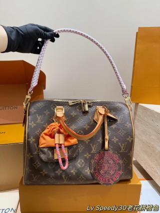 Louis Vuitton Speedy 30 Soft Monogram Canvas Handbag view 7