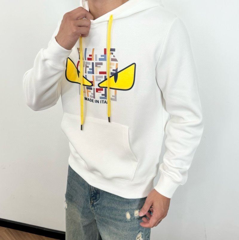 Pokemon Pikachu Yellow Ears Graphic White Hoodie view