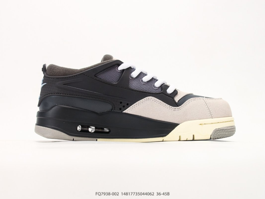 Jordan Air Jordan 4 RM Retro Basketball Shoe Black Cream view