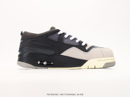 Jordan Air Jordan 4 RM Retro Basketball Shoe Black Cream view 2