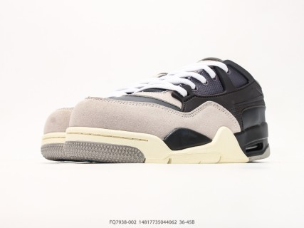 Jordan Air Jordan 4 RM Retro Basketball Shoe Black Cream view 5