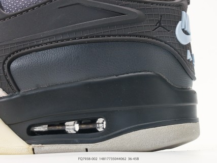 Jordan Air Jordan 4 RM Retro Basketball Shoe Black Cream view 7