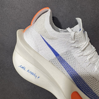 Nike Zoom VaporFly Next% 3 Prototype White Blue Orange view 7