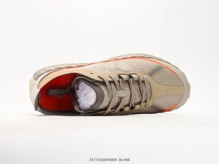 Norda 001 Low Top Trail Running Shoe Beige Orange view 3