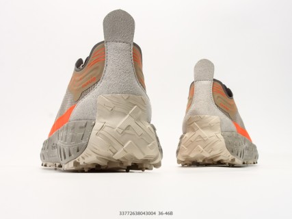 Norda 001 Low Top Trail Running Shoe Beige Orange view 6