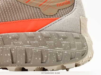 Norda 001 Low Top Trail Running Shoe Beige Orange view 7