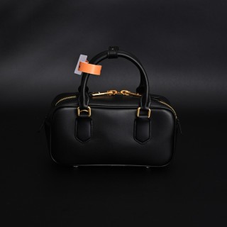 Miu Miu Bowling Bag Black Leather Handbag Replica view 6