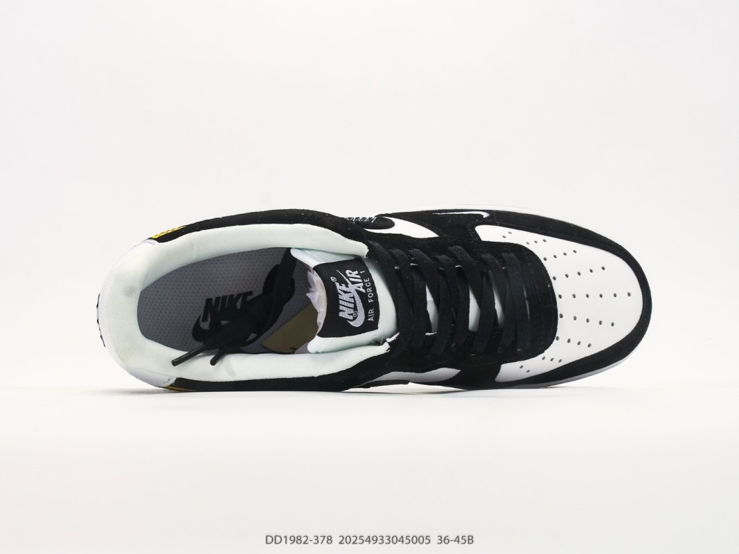 Nike Air Force 1 Low Black White Stüssy Collab Sneaker view