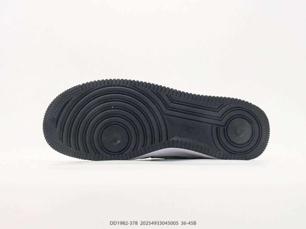 Nike Air Force 1 Low Black White Stüssy Collab Sneaker view