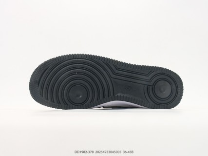 Nike Air Force 1 Low Black White Stüssy Collab Sneaker view 4