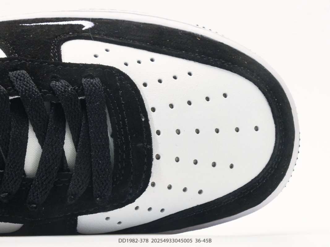 Nike Air Force 1 Low Black White Stüssy Collab Sneaker view
