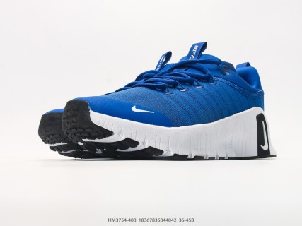 Nike Free Metcon 6 Women's Training Shoe Royal Blue White view 5