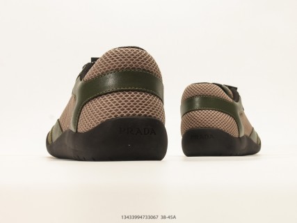 Prada Trainer Low Olive Green Mesh Sneaker 1:1 UA Rep view 6