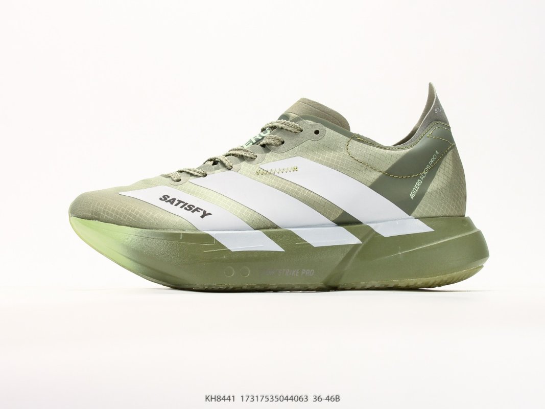 Adidas Adizero Adios PRO 4M Carbon Green White Running Shoe
