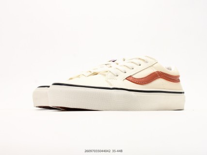 Vans Sk8-Low Reissue S Cream Coral Canvas Sneaker view 5