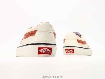 Vans Sk8-Low Reissue S Cream Coral Canvas Sneaker view 6