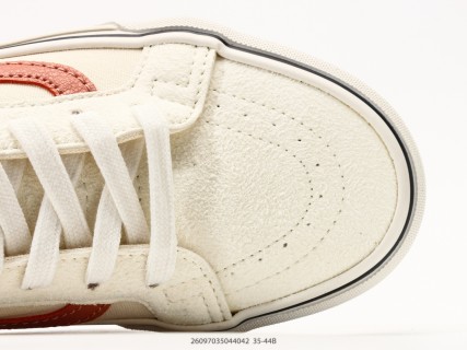 Vans Sk8-Low Reissue S Cream Coral Canvas Sneaker view 8