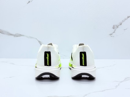 Nike Pegasus Plus 2 White Neon Yellow Black Running Shoe view 10