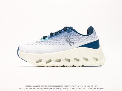 On Cloudtilt White Navy Blue Kids Running Shoe