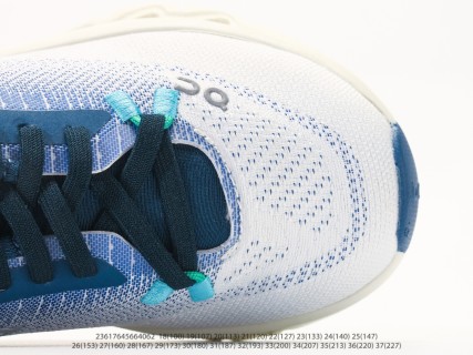 On Cloudtilt White Navy Blue Kids Running Shoe view 8