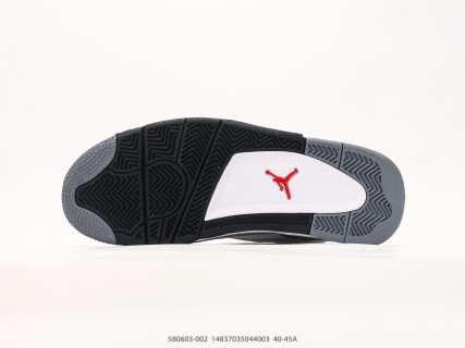 Jordan Son of Mars Low White Black Cement Replica Basketball Shoe view 4