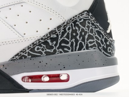Jordan Son of Mars Low White Black Cement Replica Basketball Shoe view 7