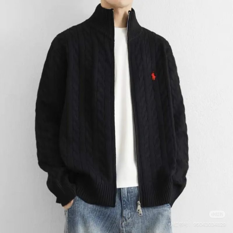 Ralph Lauren Navy Quilted Bomber Jacket view