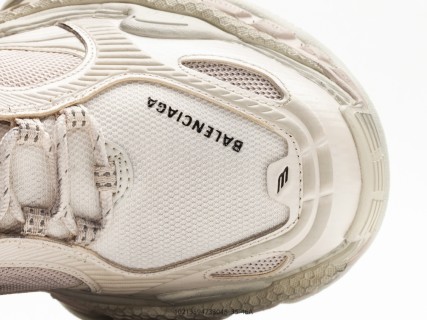 Balenciaga Triple S 2 Cream White Low-Top Dad Sneaker view 8