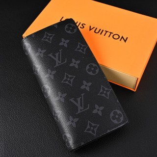 Louis Vuitton Brazza Monogram Eclipse Black Bifold Wallet