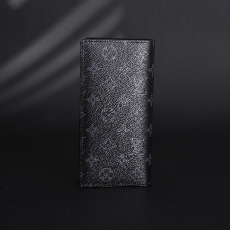 Louis Vuitton Brazza Monogram Eclipse Black Bifold Wallet view