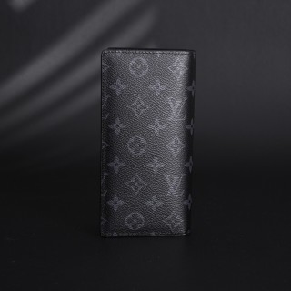 Louis Vuitton Brazza Monogram Eclipse Black Bifold Wallet view 4