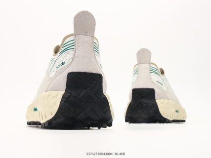 NORDA 001 Cream Teal Low Trail Running Shoe view 6