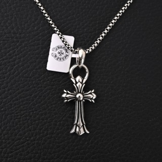 Chrome Hearts Classic Cross Pendant Necklace Silver view 3