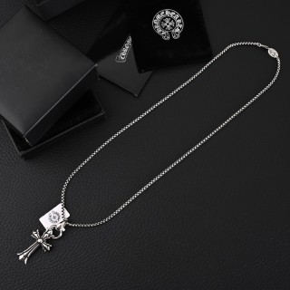 Chrome Hearts Classic Cross Pendant Necklace Silver view 9