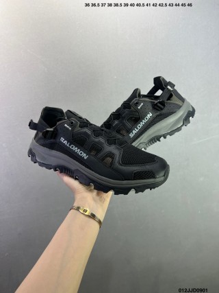 Salomon Techamphibian 5 Black Gray Water Shoe
