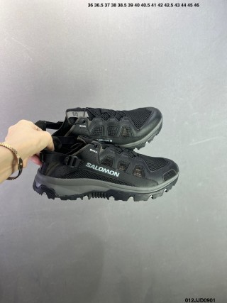 Salomon Techamphibian 5 Black Gray Water Shoe view 2