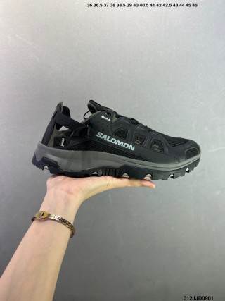 Salomon Techamphibian 5 Black Gray Water Shoe view 3