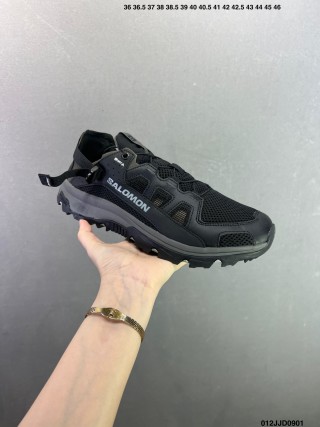 Salomon Techamphibian 5 Black Gray Water Shoe view 4